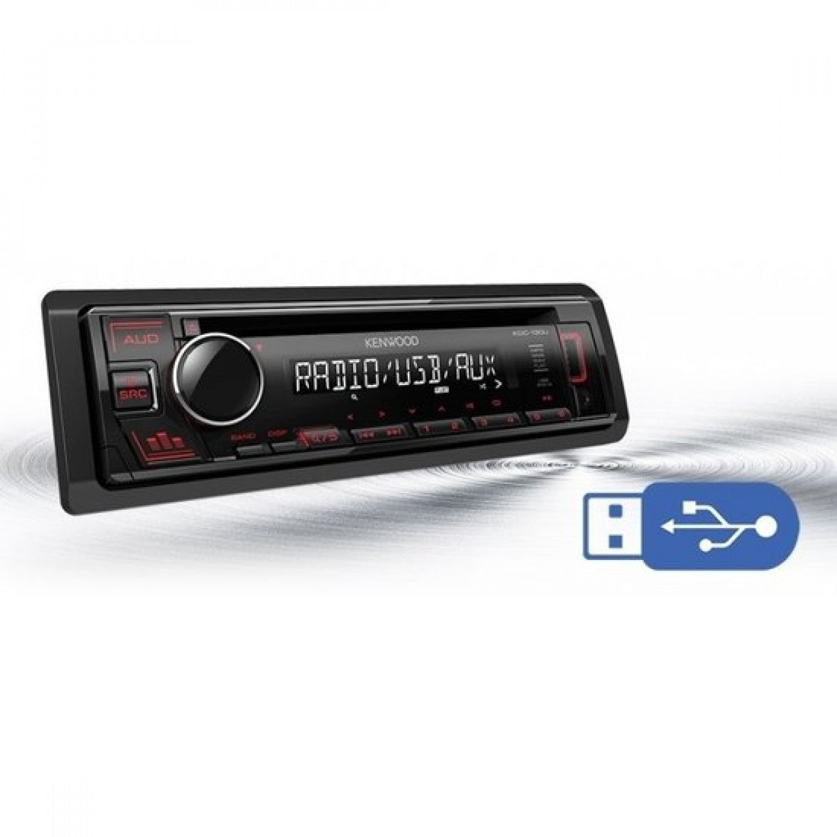 Kenwood KDC-152R - Autoradio - CD receiver - USB - AUX