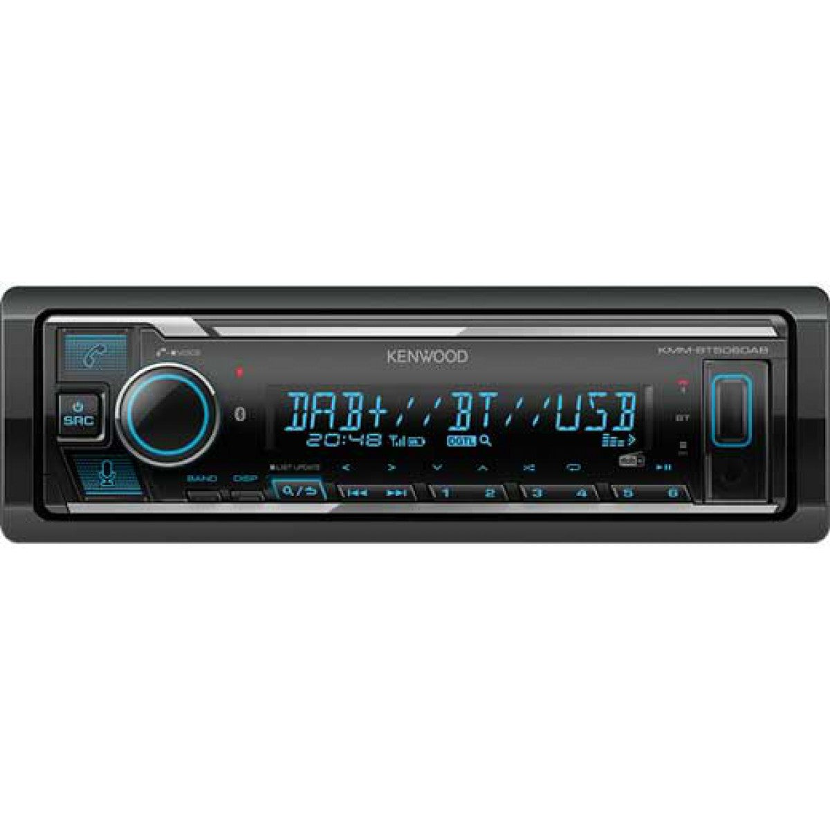 KENWOOD KMM-BT506DAB MP3-tuner met BT en DAB