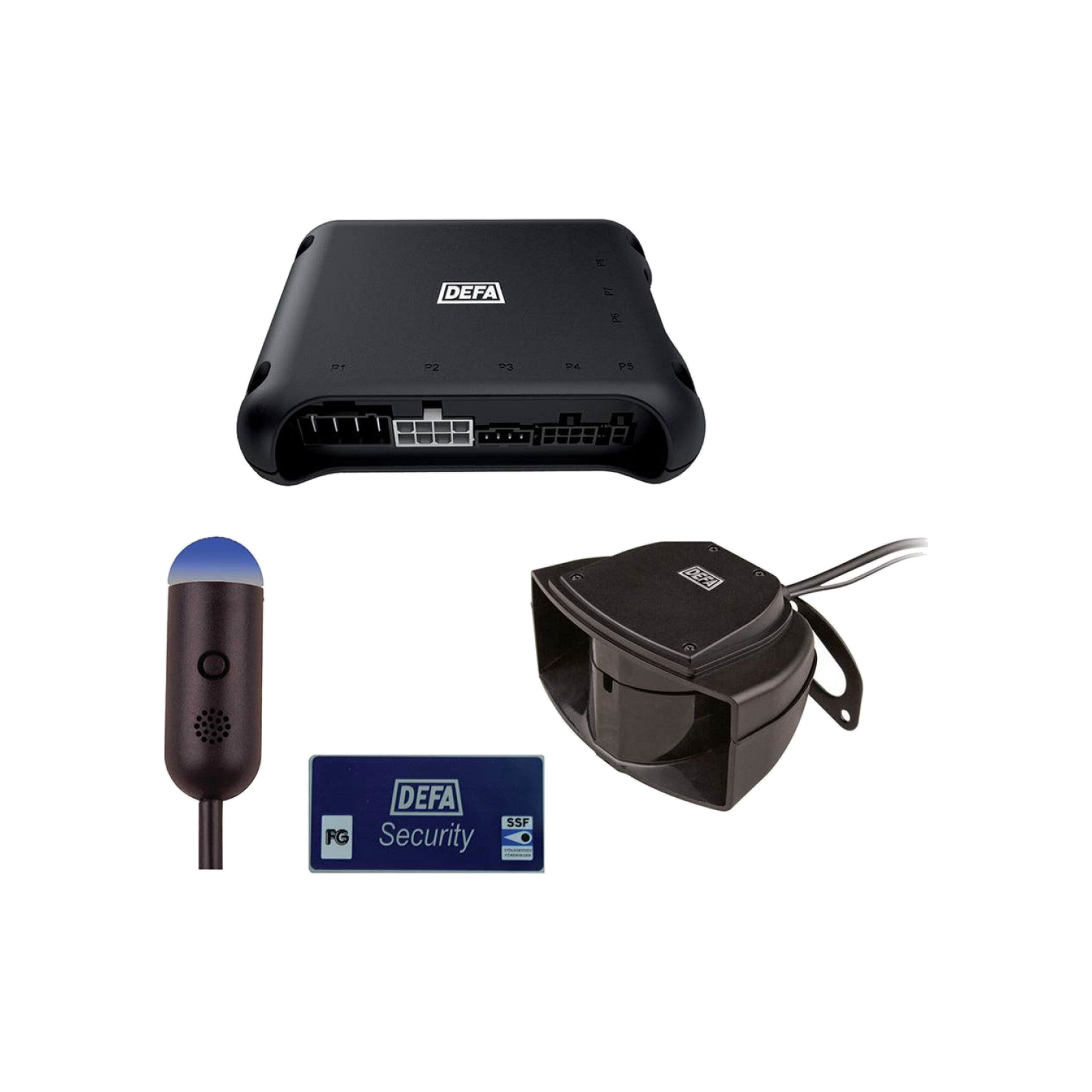 Defa DVS90 auto alarm Klasse 2 incl 2 autorisatie incl montage
