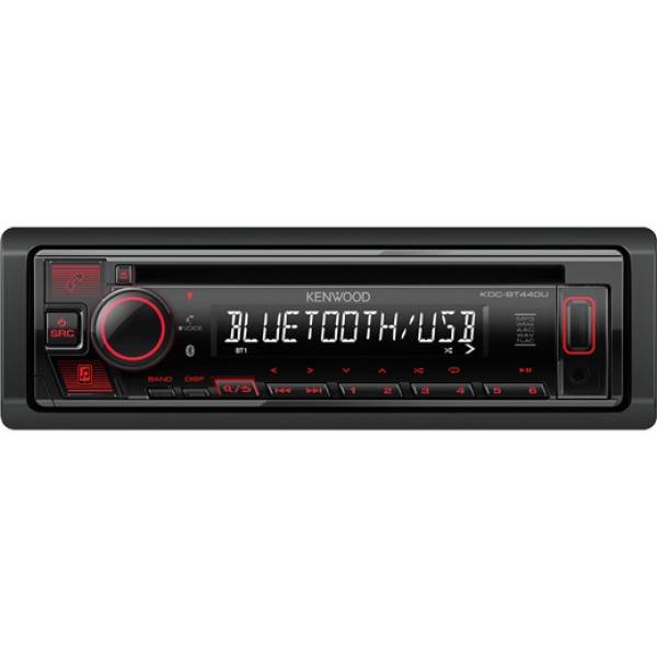 KENWOOD KDC-BT440U Bluetooth MP3-Radio met USB